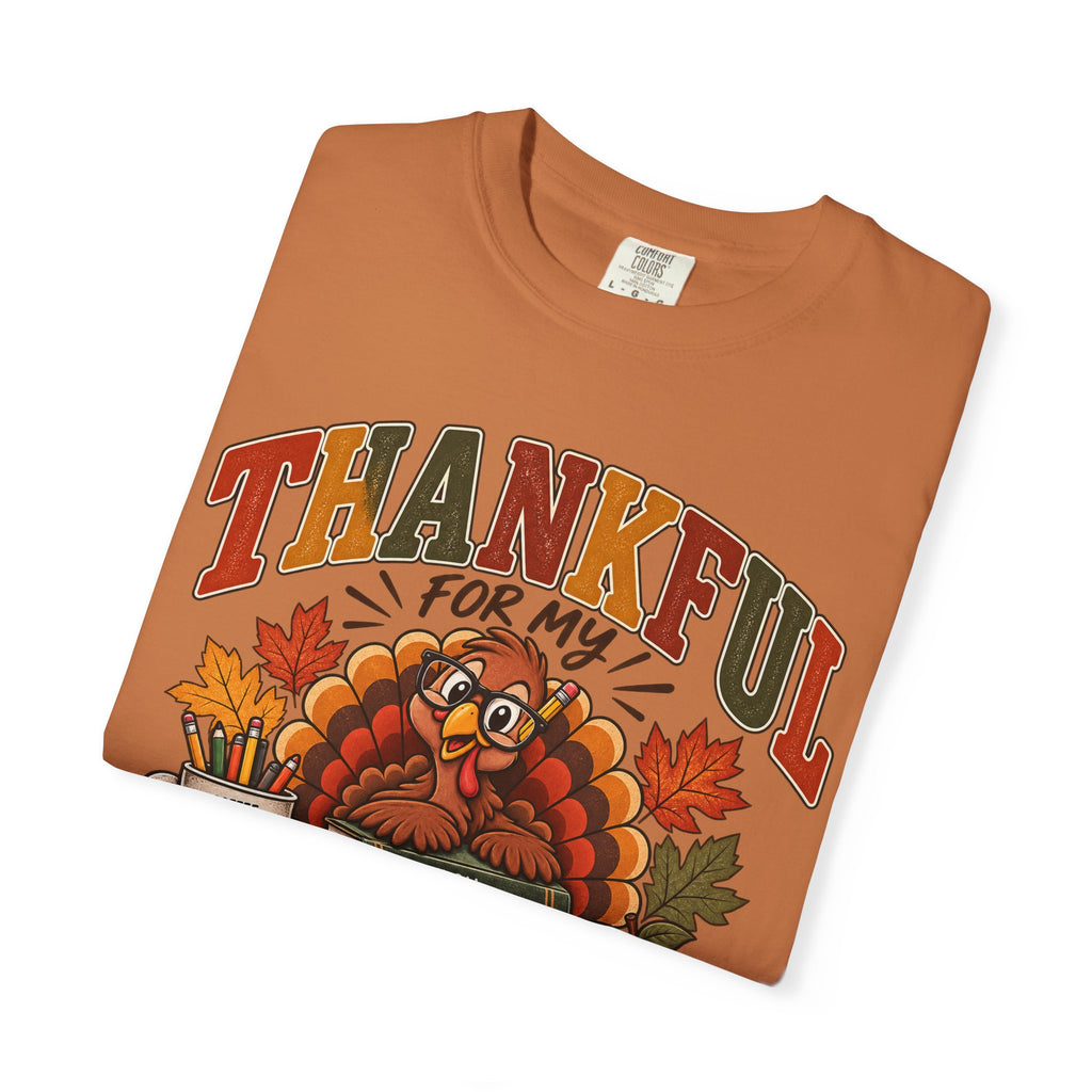 Thankful for My Little Turkeys Shirt – Thanksgiving Teacher Tee
