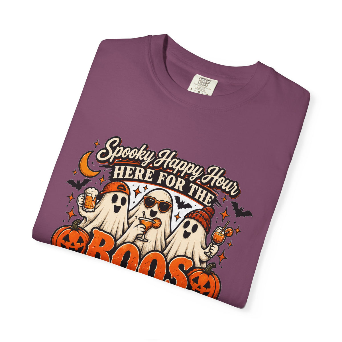 Here for the Boos Tee | Vintage Halloween Ghost Shirt