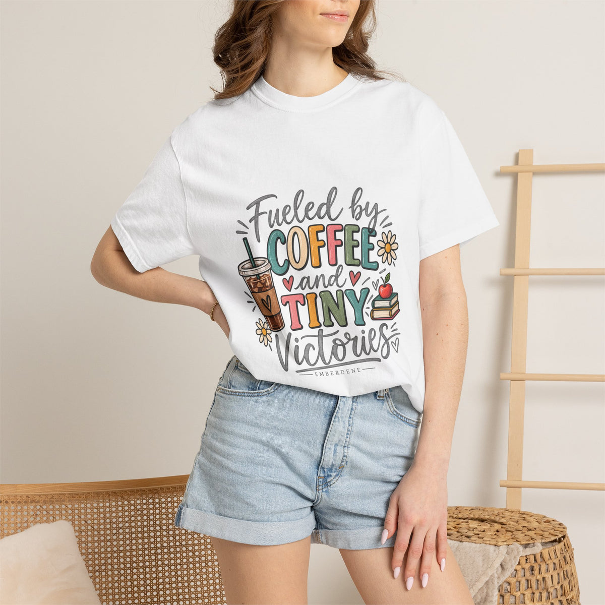 Fueled by Coffee and Tiny Victories Tee