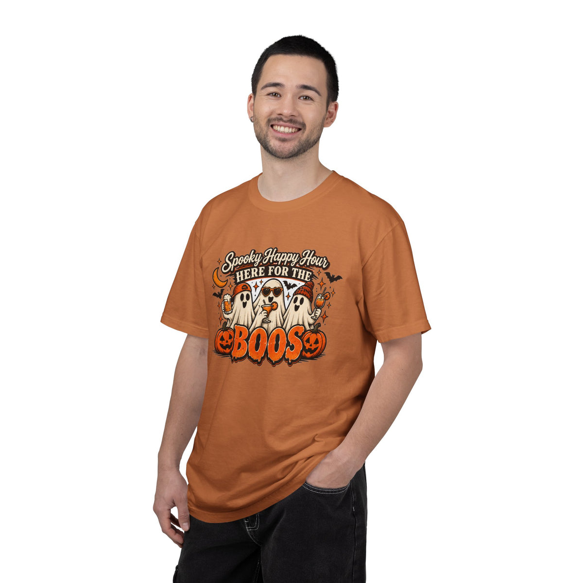 Here for the Boos Tee | Vintage Halloween Ghost Shirt