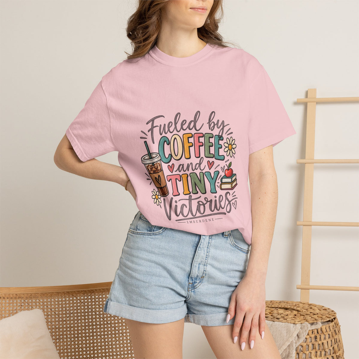 Fueled by Coffee and Tiny Victories Tee
