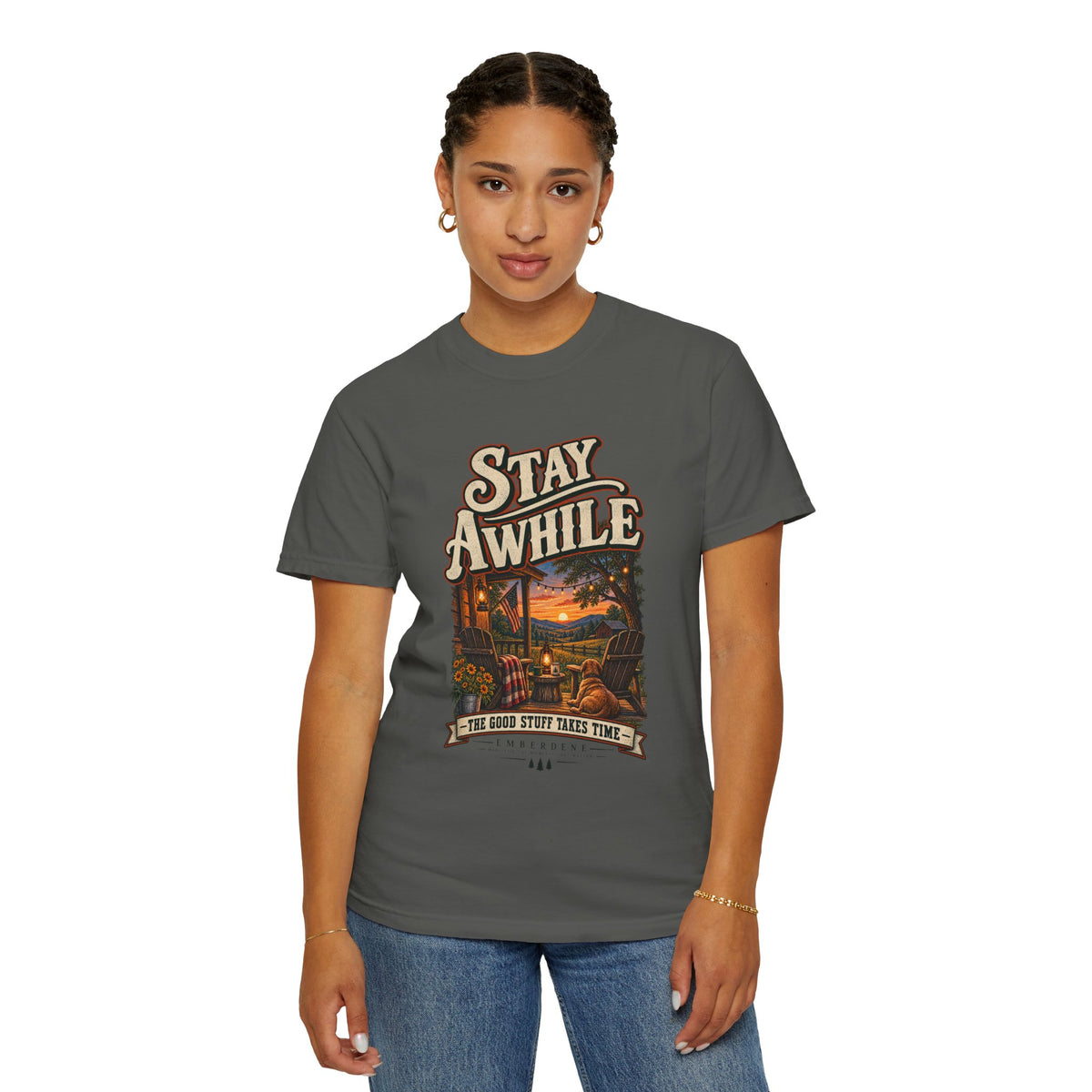Stay Awhile Tee