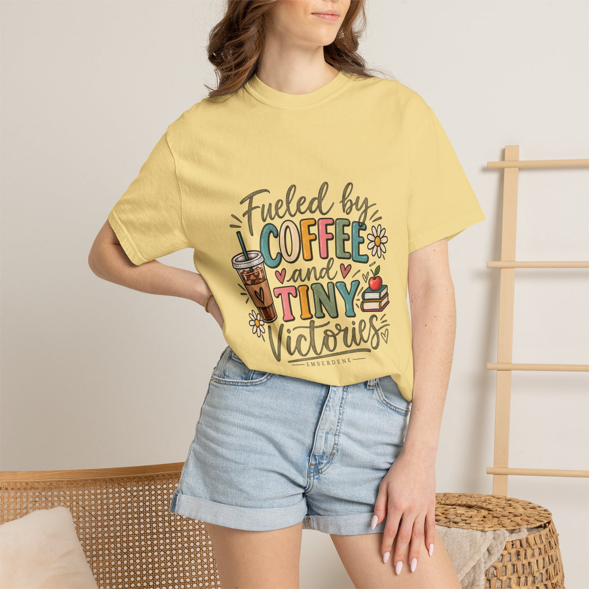 Fueled by Coffee and Tiny Victories Tee