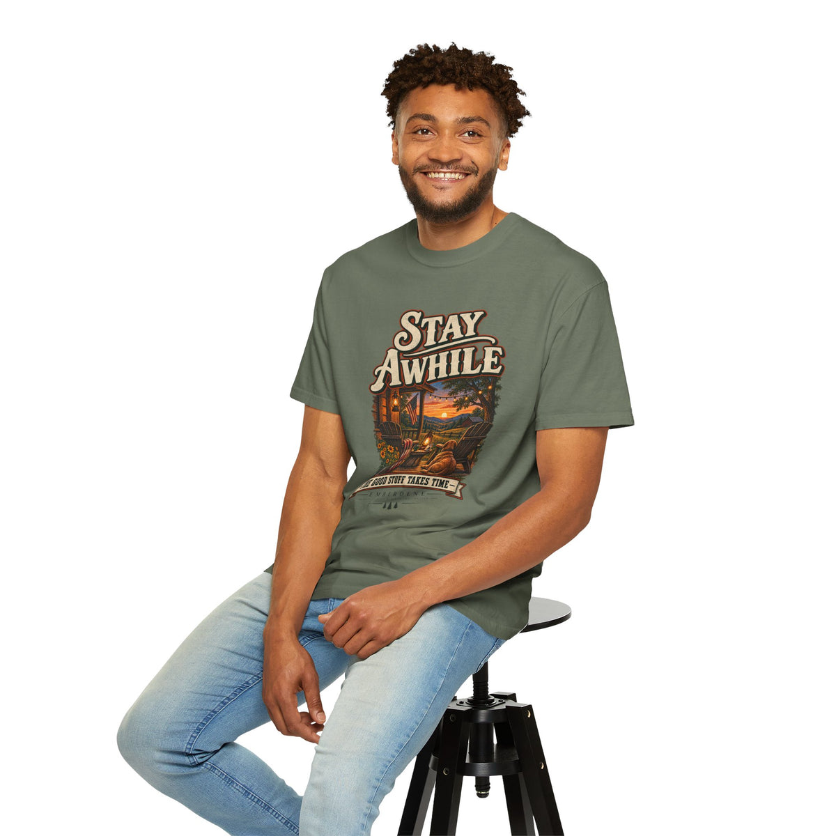Stay Awhile Tee