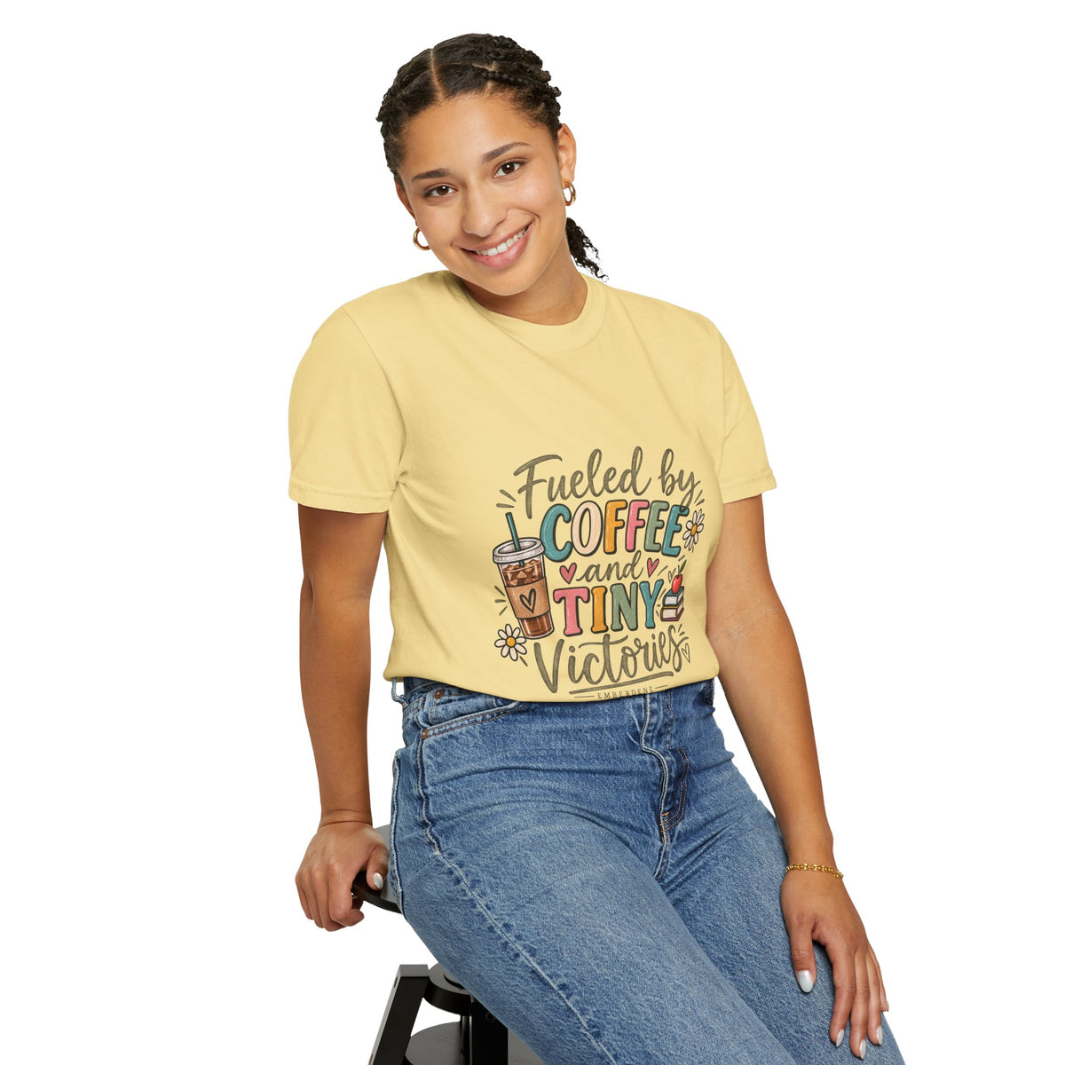 Fueled by Coffee and Tiny Victories Tee