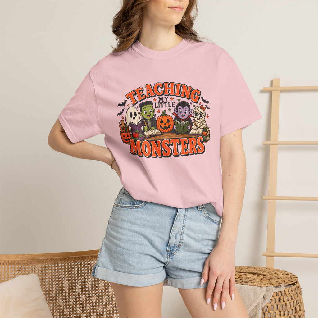 Teaching My Little Monsters Tee | Halloween Teacher Shirt
