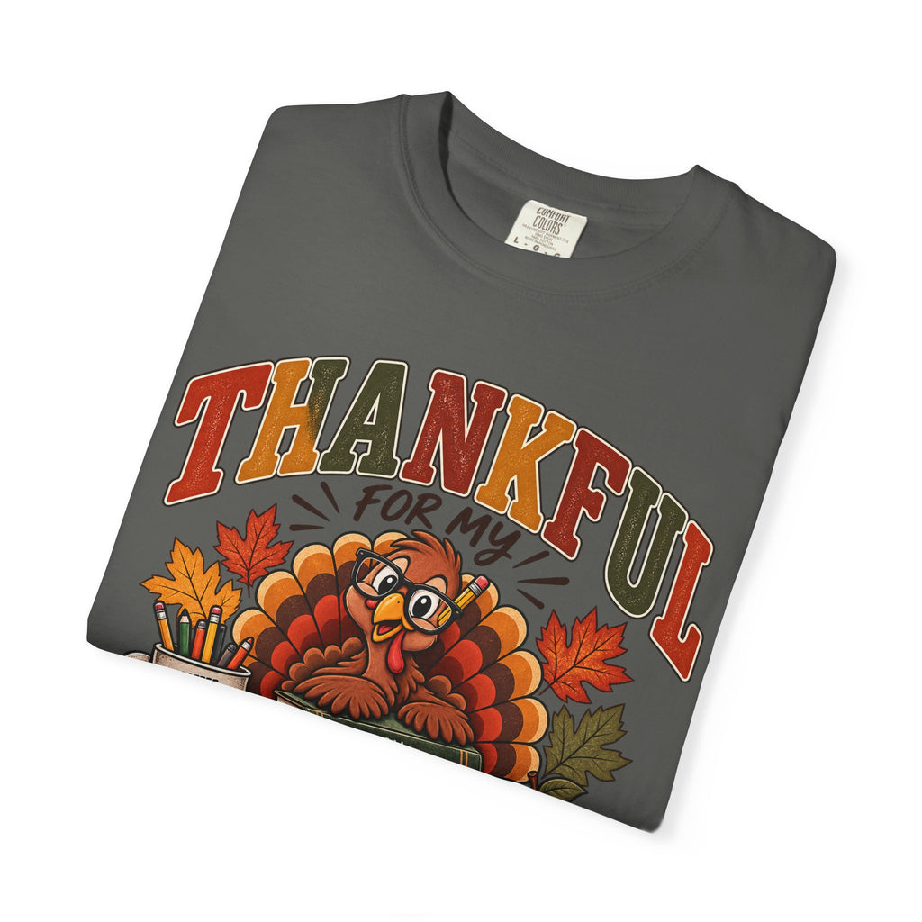 Thankful for My Little Turkeys Shirt – Thanksgiving Teacher Tee