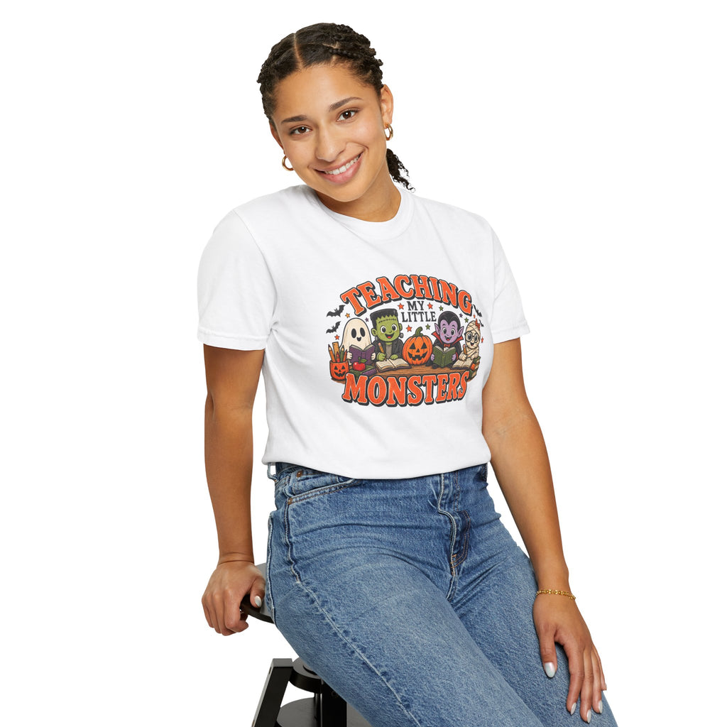 Teaching My Little Monsters Tee | Halloween Teacher Shirt