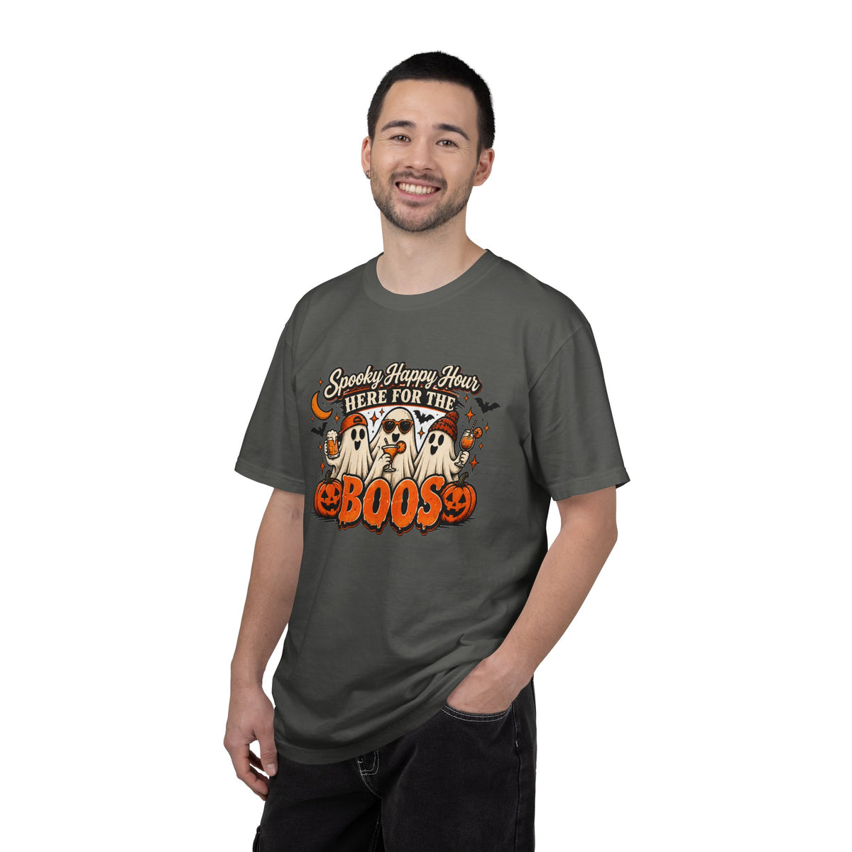 Here for the Boos Tee | Vintage Halloween Ghost Shirt