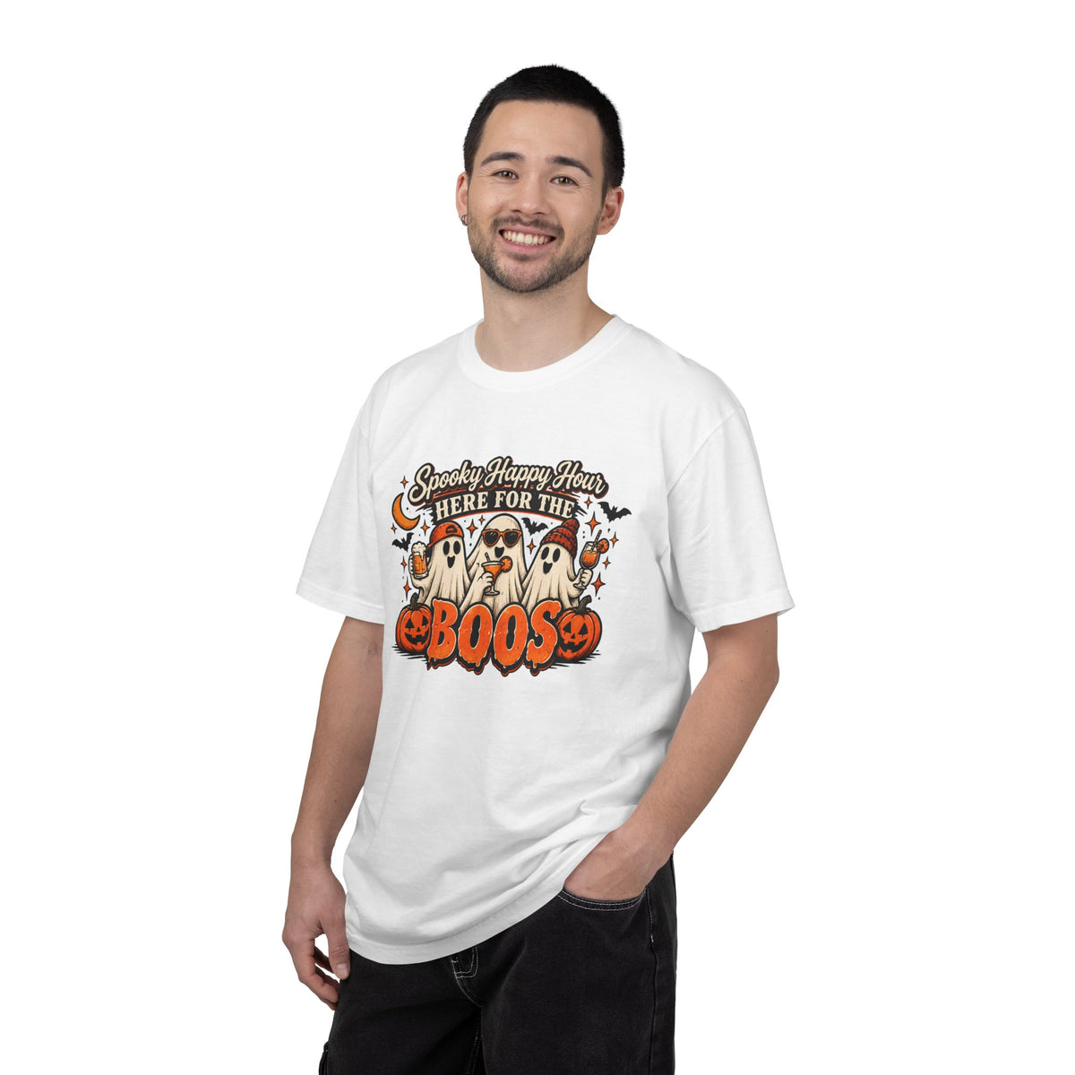 Here for the Boos Tee | Vintage Halloween Ghost Shirt